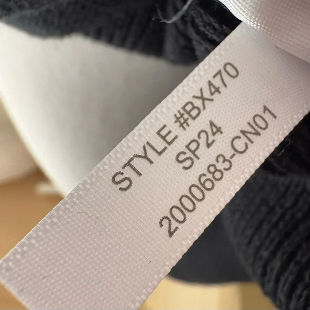 J CREW Emilie Sweater Black‎ White Trim Size XS Preppy